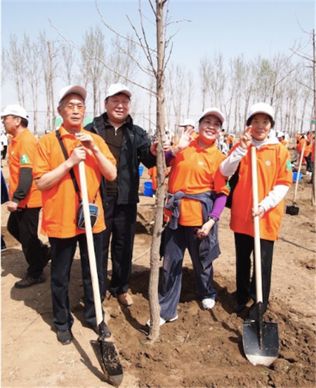 鸿坤集团公益植树活动火热启幕