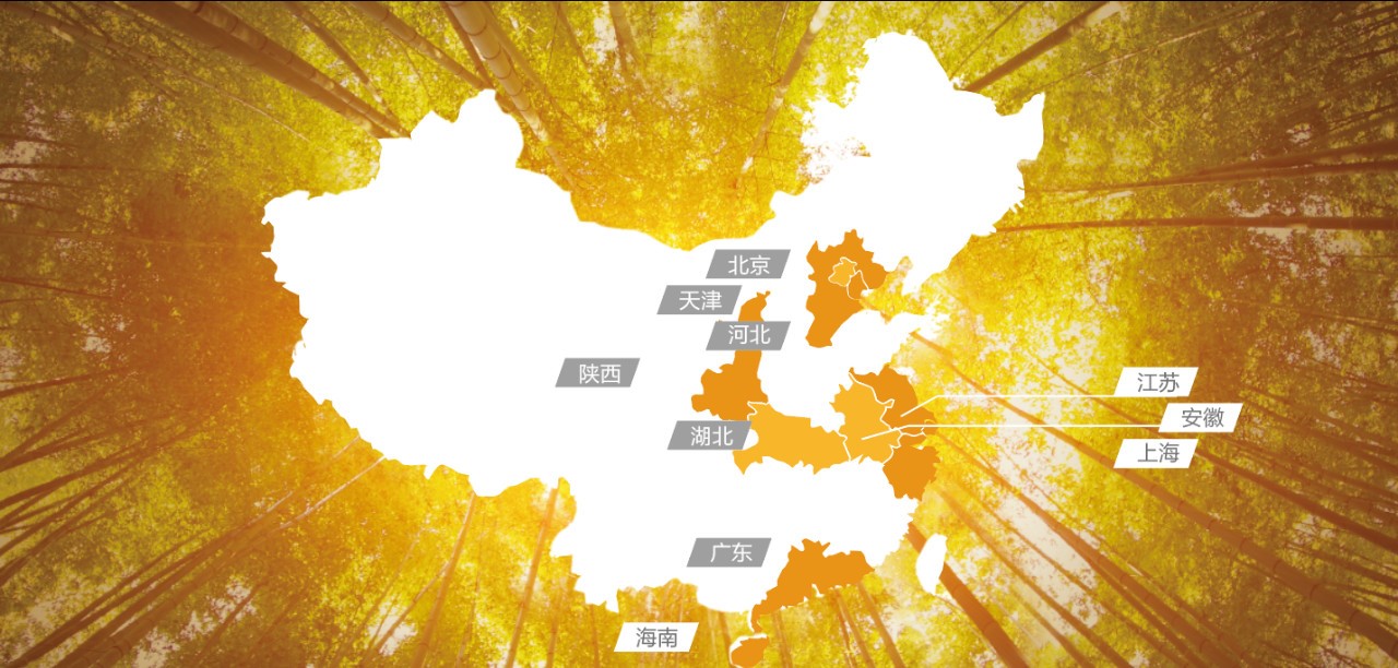 鸿坤物业全国版图