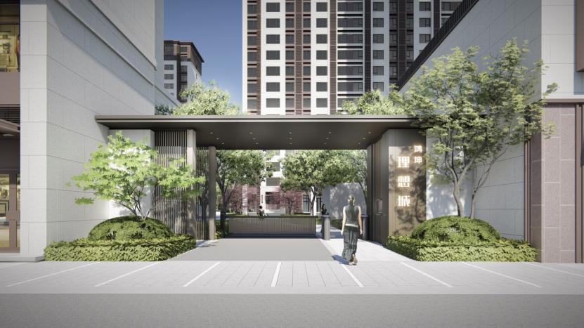 鸿坤地产项目效果图